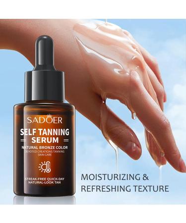 Buy Natural Tanning Face Drops - Self Tanning Solution for Face & Body Easy Control Stripless - Shop Internationally - Buy Online on GoSupps.com