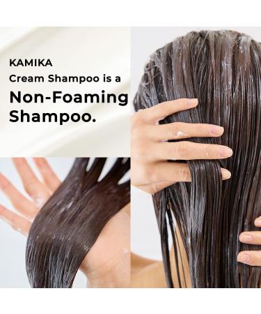 KAMIKA Cream Shampoo - Japanese Luxury All-in-One Shampoo & Conditioner for Scalp Care | Ultra Moisturizing Bergamot Jasmine Scent 14.1 Oz - International Shipping Available - Buy Online on GoSupps.com