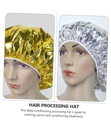 Lurrose Hairdressing Insulation Hat - 40 Pcs Women's Hair Heating Cap for Deep Conditioning and Salon Processing - Buy Online on GoSupps.com