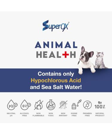 Superox Animal Eye Wash & Tear Stain Remover | Fast Relief from Irritations & Allergies Symptoms | Safe for All Animals | 100 ml (3.38 oz) - Buy Online on GoSupps.com
