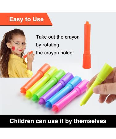 Glow in The Dark UV Body Paint Crayons Set - Face & Body Painting Kit for Adults & Kids - Perfect for Halloween, Birthday Parties & Masquerades - Buy Online on GoSupps.com