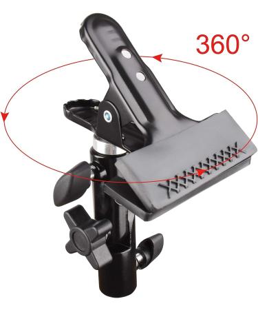 EMART Photography Reflector Holder for Light Stand - Heavy Duty Metal Clamp with Umbrella Hole | 1 PACK - Buy Online on GoSupps.com