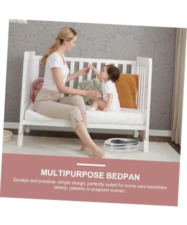 Stainless Steel Bedpans Bed Pans with Lid for Bed Bound Patient Spill Proof Bed Pans for Elderly Females Elderly Bedridden Patient Personal Care - Buy Online on GoSupps.com