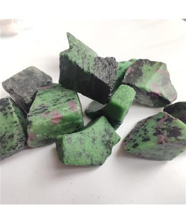 Natural Crystal Rough 50-100g Natural Epidote Ruby in Fuchsite Crystal Stone Rock Chips Specimen Collection Natural Crystal Fish Tank Stone yuebang (Color : 90-100g Size : 2-4cm) 2-4cm 90-100g - Buy Online on GoSupps.com