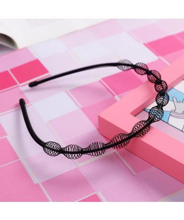 6 PCS Black Metal Hairbands & Bobby Pins - Stylish Headbands for Men & Women - Buy Online on GoSupps.com