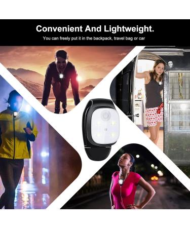 Ranjima LED Clip Lamp Rechargeable Outdoor USB Headlamp for Running Jogging Camping & Hiking (2-Pack) | Safety Light & Accessories - Buy Online on GoSupps.com