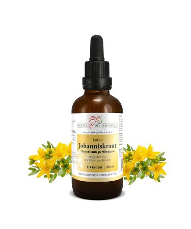 St. John's wort tincture 50ml |Hypericum perforatum drops (1: 4 extract) |Top premium quality from Austria |Vegan dietary supplement |Real St. John's wort uckle-Johanniskraut 50 ml (1 Pack)
