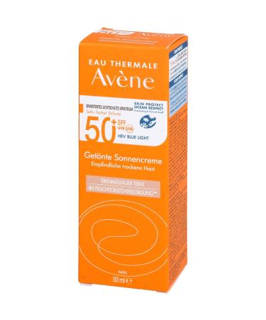 Avene Tinted Sunscreen SPF 50 - 50ml | Broad Spectrum UV Protection | International Shipping - Buy Online on GoSupps.com