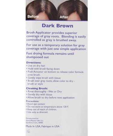 Brush On Root Concealer in Brown - Instant Hair Touch-Up for Flawless Roots | Fast International Shipping - Buy Online on GoSupps.com