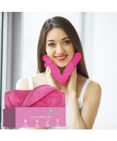 Geteawily Makeup Remover Cloths Gentle Face Cleaning Cloths Portable Makeup Remover Tool Face Wash Cloth for Efficient Cleansing - Buy Online on GoSupps.com