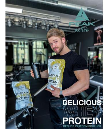 Peak Delicious Whey Protein 900g - White Choco Coco | 30 Portions | Sugar-Free | Whey Protein Concentrate & Isolate with Lactase Enzyme - Buy Online on GoSupps.com