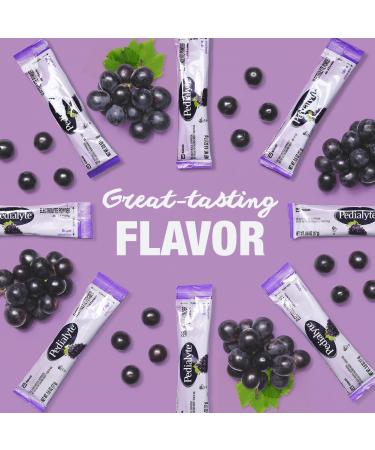 Pedialyte Grape Electrolyte Powder Packets - 6 Single-Serving Packets for Hydration - Buy Online on GoSupps.com