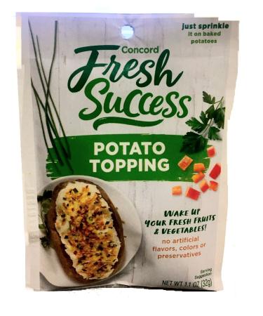 Concord Foods Potato Topping Original 1.1oz Packet (Pack of 6) Potato 1.1 Ounce (Pack of 6)
