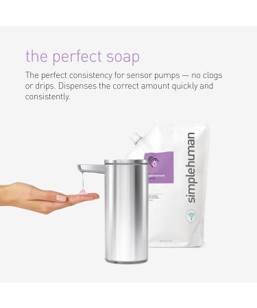 simplehuman CT1018 1L Geranium Hand Wash Liquid Soap - Hypoallergenic, Moisturizing, DEA Sulphate and Paraben Free - Biodegradable Soap Dispenser Compatible - Buy Online on GoSupps.com