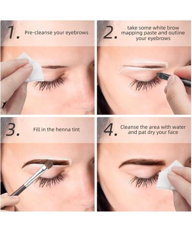 Eyebrow Mapping Cream | White Eyebrow Contour Paste Positioning the Shape of Eyebrow Lips 20g Positioning the Shape of Eyebrow Lips for Wobblo - Buy Online on GoSupps.com