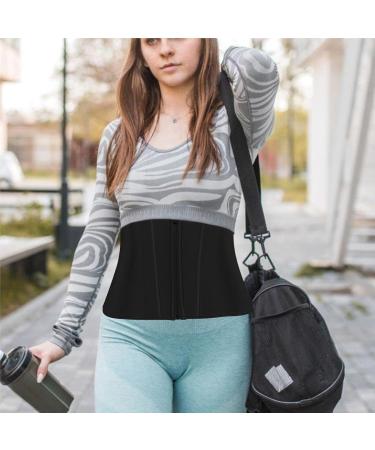 HKDYWTNB Back Brace Lumbar Support Stomach Abdominal Binder Slimming Body Shaper Belt Binder Post Corset Trainer Waist Belt Medium Black - Buy Online on GoSupps.com