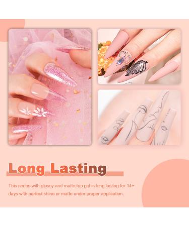 Lavender Violets Gel Nail Polish Kit - 13 Pcs Set with 9 Colors, Base, Top Coats, Matt Top Coat, and Nail File - Soak-off UV LED Gel Nail Art Design - C962A A-Skin Shades - Buy Online on GoSupps.com