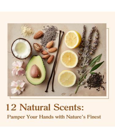 Buy BODY & EARTH #LOVE 12 Pack Mini Hand Cream Set | Natural Moisturizing Lotion with Shea Butter | Travel Size Gift for Women - Buy Online on GoSupps.com