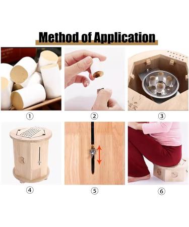 Ener Moxa Box Burner - Moxibustion Bank for Pain Relief | Non-Slip Feet for Home & Beauty Salon | Mild Heating Massage for Hip Belly & Feet - Large Size - Buy Online on GoSupps.com