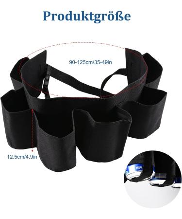 Tonyg-P Beer Belt | Portable Girdle for 6 Drinks | Multi-Color Beer Can Holder for Camping Hiking & Parties - Buy Online on GoSupps.com