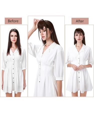 SEGO Clip in Fringe Real Human Hair Extensions Light French Bangs #24 Natural Blonde One Piece Remy Hairpieces for Women Straight Clip on Invisible Natural (9g) Light Bangs #24 Natural Blonde - Buy Online on GoSupps.com