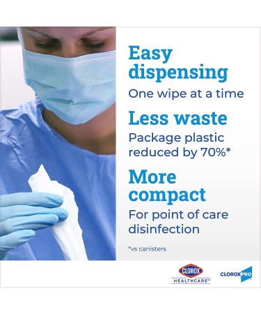 CloroxPro Healthcare Versasure Cleaner Disinfectant Wipes - Alcohol-Free, Healthcare & Industrial Cleaning - 85 Count Canister - Buy Online on GoSupps.com
