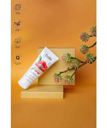 Delia Cosmetics - EKOflorist - Cleansing Scrub - Vegan Peeling Natural Cosmetic with Walnut Particles - for All Skin Types - Cleanses Smoothes Removes Dead Skin - 75ml - Buy Online on GoSupps.com