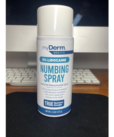 Myderm Three Pack Medical Numbing Spray (3 Pack) - Buy Online on GoSupps.com