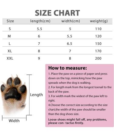 Reestboo Paw Protection Dog Boots - 4-Pack Reflective Outdoor Shoes for Large Dogs (XL) - Snow & Paw Safety in Pink - Buy Online on GoSupps.com