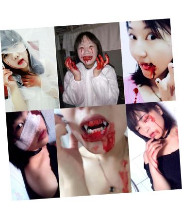 ABOOFAN Halloween Fake Blood Paste - 3 Boxes Vampire Blood Makeup & Horror Props for Ultimate Scare - Buy Online on GoSupps.com