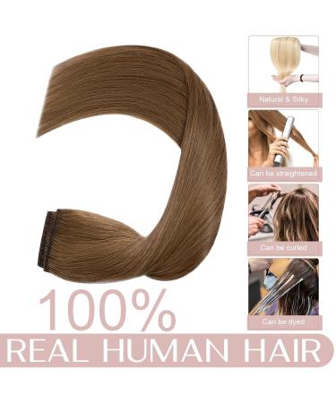 Buy SEGO Clip In Hair Extensions - 100% Remy Human Hair Light Brown #6 14 (35cm) 5 Clips 45g - Real Hair Extensions for Instant Volume & Length - Buy Online on GoSupps.com