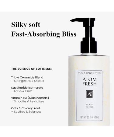 Atom Fresh Body Lotion for Women, Hydrating & Firming Body Moisturizer for Dry Skin, Ceramide & Niacinamide Skin Barrier, Non-Greasy Vitamin E Lotion, Sweet Jasmine Scent, 13.5 fl oz Sweet Jam Jasmine 1 Fl Oz (Pack of 1) - Buy Online on GoSupps.com