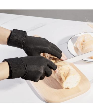 Copper Compression Arthritis Gloves with Adjustable Strap Best Hand Wrist Support for Carpal Tunnel (Medium) - Buy Online on GoSupps.com
