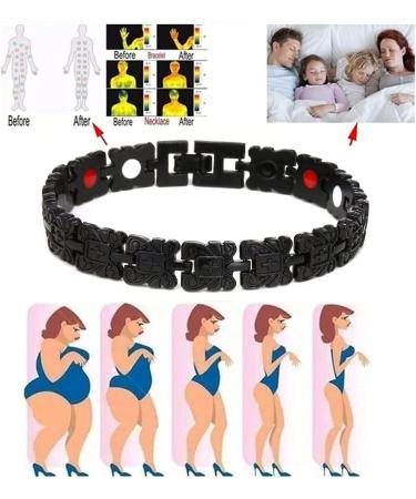 Fulenyi Lymph Magnet Bracelet - Unisex Adjustable Weight Loss & Health Bracelet | Fashionable Magnet Stone Gift for Men & Women - Buy Online on GoSupps.com