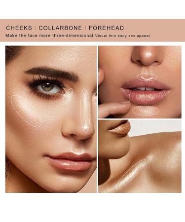 Ownest Highlighter Stick - Shimmer Cream Powder, Waterproof & Long-Lasting - 2 Colors, Self-Sharpening Crayon Stick - Buy Online on GoSupps.com