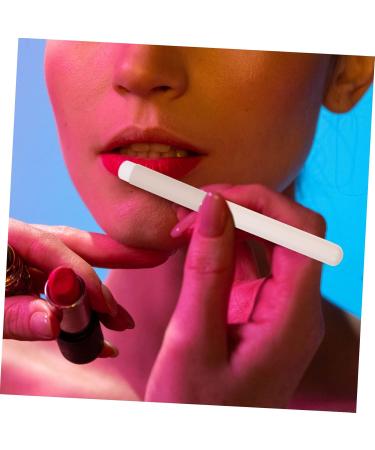 Minkissy 12 Pcs Lipstick & Concealer Brush Set - Portable Multi-Use Makeup Brushes with White Wooden Handles for Travel Perfect for Lip and Blush Application - Buy Online on GoSupps.com