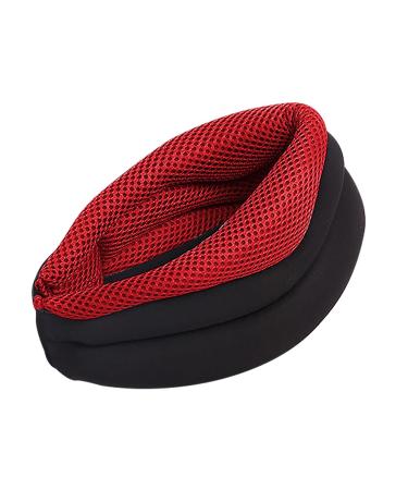 Tinayau Unisex Neck Support Collar - Breathable & Adjustable Cervical Spine Support for Work & Sleep - Red 43x10 cm - Buy Online on GoSupps.com