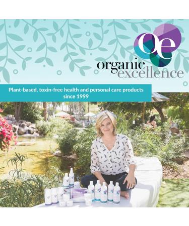 Organic Excellence All Natural Shampoo - Non-Toxic Sulfate-Free Paraben-Free | Chemical-Free & Color-Safe for Men Women & Kids - 16 fl oz - Buy Online on GoSupps.com