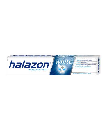 HALAZON White - 1 Series Pack Whitening toothpaste (75ml) for bright white teeth / tooth whitening by bleaching toothpaste - Teeth Whitening toothpaste with flourid