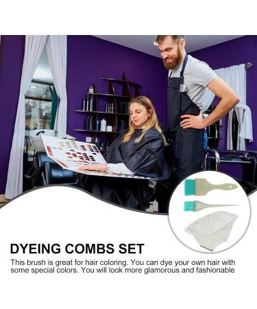 Vaguelly Kit de Coloration Capillaire Professionnel Vert Comprenant Bol Teinture Pinceau pour Teinture Capillaire Poils Souples pour Salon Barbier et Usage Domestique - Buy Online on GoSupps.com