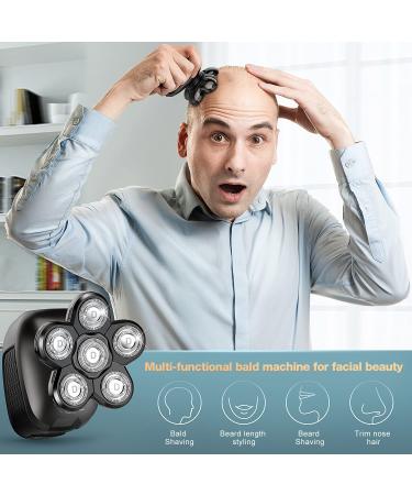 Dynabliss 6 in 1 Electric Head Shaver for Men & Women - Multifunctional Grooming Kit, Cordless & USB Rechargeable - Buy Online on GoSupps.com