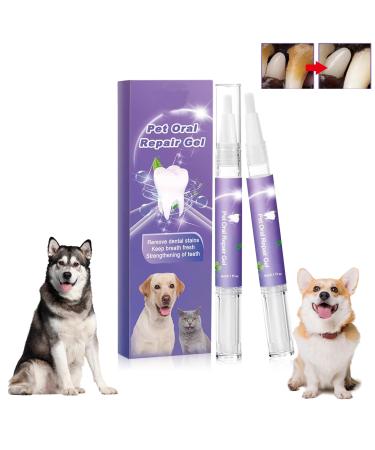 Pet Oral Repair Gel Pet Oral Repair Gel for Fast Healing - Easy-Apply Gel Pen for Daily Maintenance Ideal for Sensitive Gums & Dental Hygiene - Suitable for All Dog Breeds(1pcs)