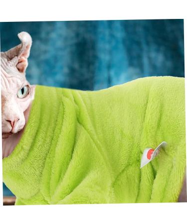 Yardwe Pet Kitten Sweater - Breathable Winter Jacket for Cats | Cozy Coats & Costumes | Light Green | Perfect for Autumn & Winter - Buy Online on GoSupps.com