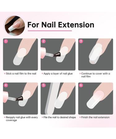 Chrontier Silk Nail Wrap - Reinforce, Repair & Protect Nails | Self-Adhesive Bandage Tape for Gel & Acrylic Extensions | Manicure Tool - Buy Online on GoSupps.com