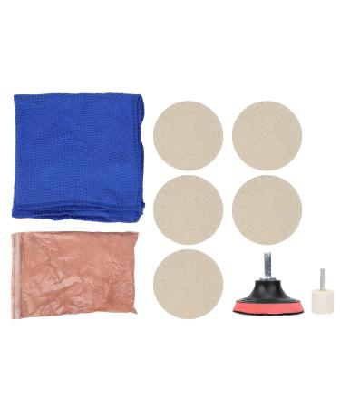 Premium Glass Polishing Set - Discs Pads & 100G Powder for Crystal Clear Finish - International Shipping Available - Buy Online on GoSupps.com