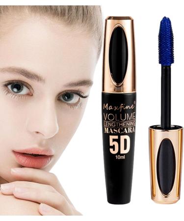 Smudge Proof Mascara Volumizing Make Up - Thick Curling Lasting Lash Dyeing Cream 5D Lash Dyeing Liquid Cosmetic 5 Colors Available Quick-dry for Volumizing Lengthening Defining 04 Blue - Buy Online on GoSupps.com