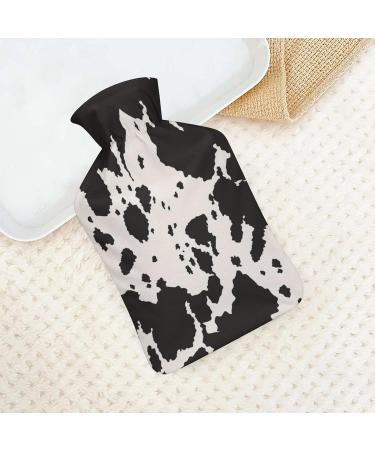 Hot Water Bottle with Lid - Animal Skin Print Rubber Bag for Pain Relief & Cramps Foot Warmer & Hot/Cold Therapy - Buy Online on GoSupps.com
