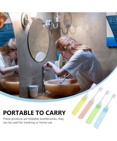 Buy Ipetboom 12 Pieces Travel Toothbrush Set - Foldable Oral Care Solution | International Shipping Available - Buy Online on GoSupps.com