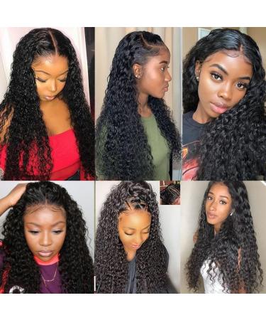 30 Deep Wave Lace Front Wig Human Hair - 13x6 Curly Wigs for Black Women - Buy Online on GoSupps.com
