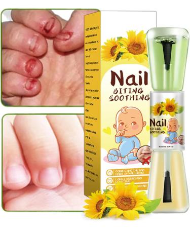  Naqqios Nail polish to stop nail biting - Stop the bitter nail polish that helps prevent nail biting 10ml bitter nail polish with a bite-prevention flavor corrects bad nails - Buy Online on GoSupps.com